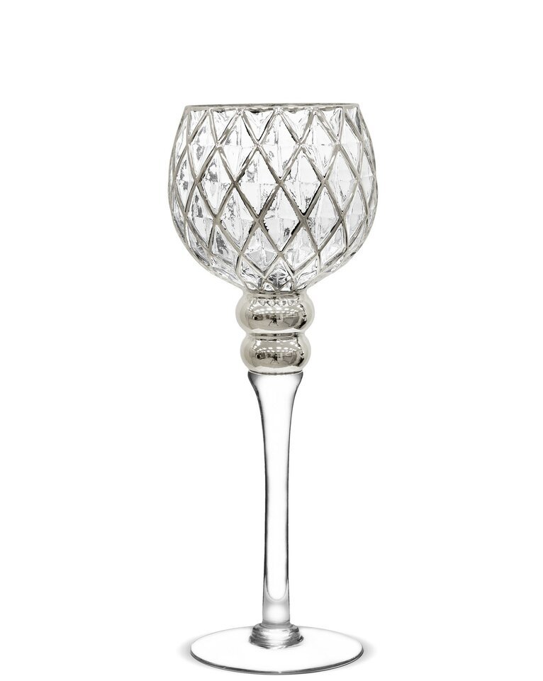 Stiklinė žvakidė “DIAMOND”