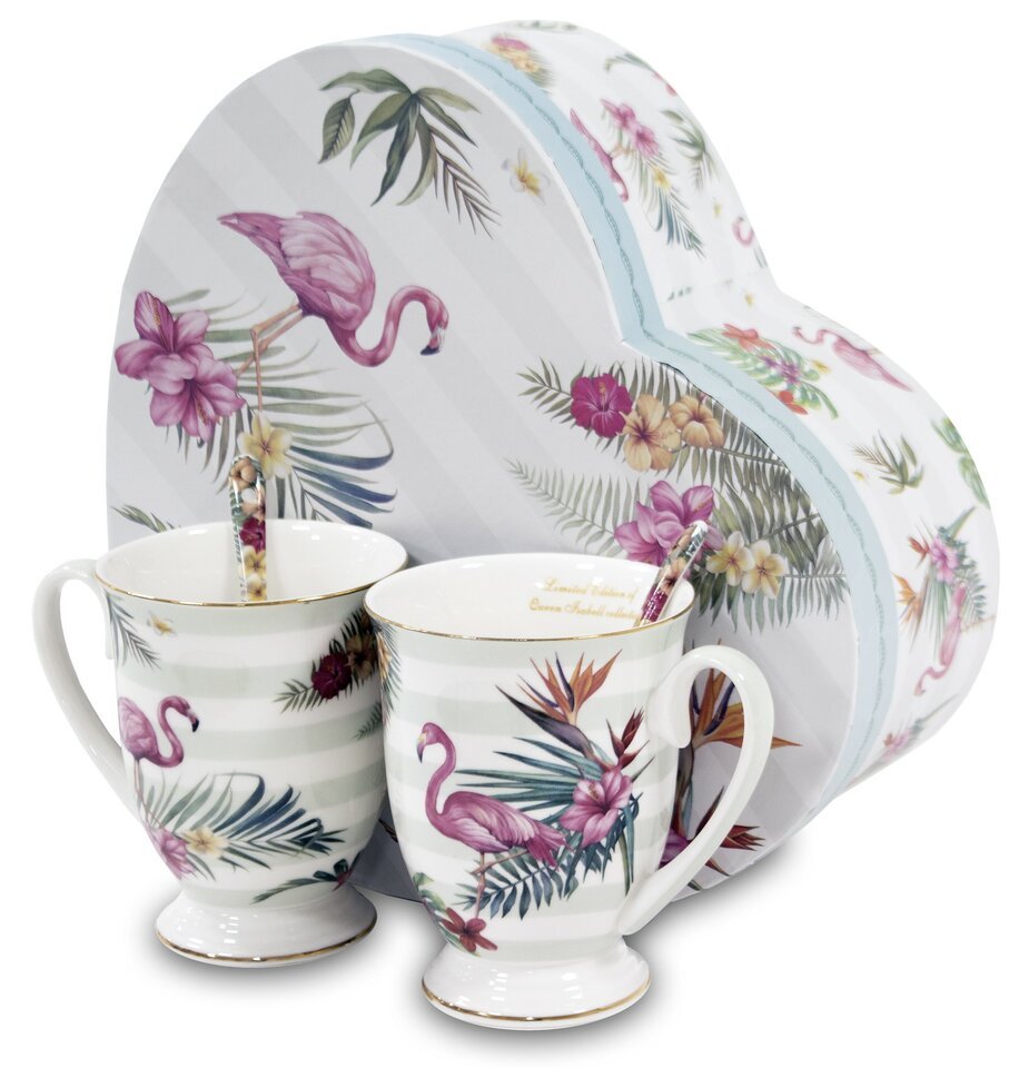 Keramikinių puodelių rinkinys “FLAMINGO”