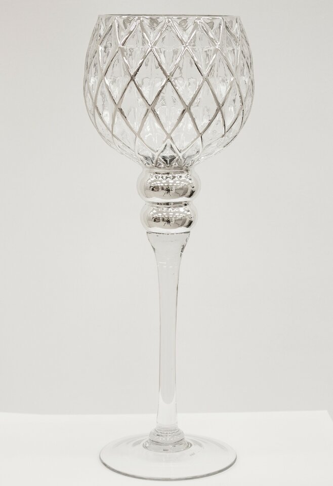 Stiklinė žvakidė “DIAMOND”