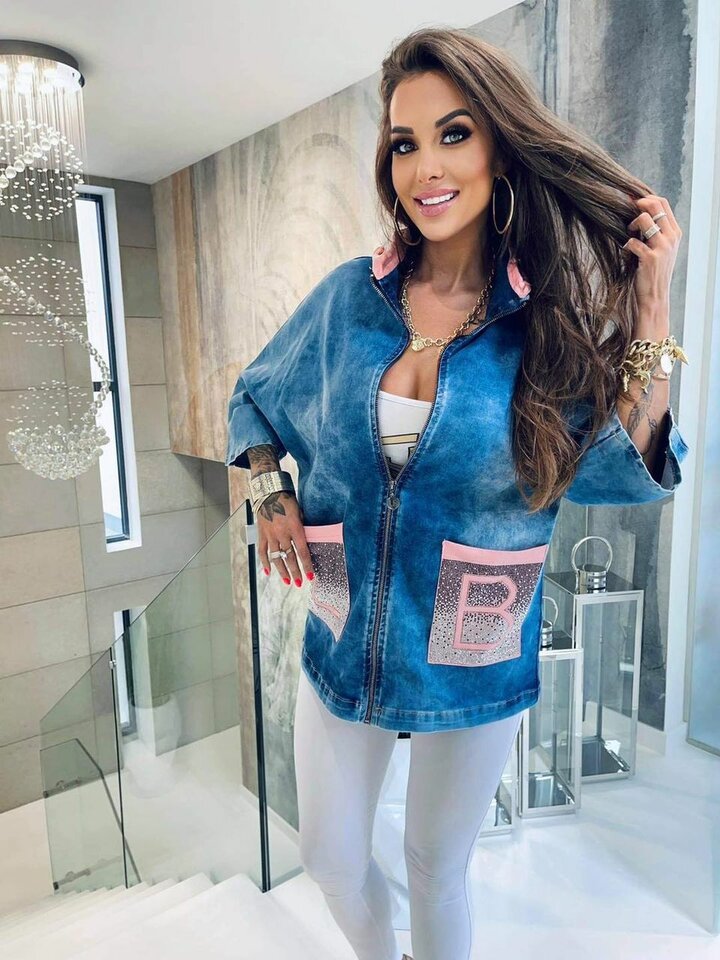 Džinsinis švarkas ,,BLINK PINK''
