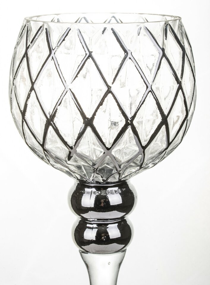Stiklinė žvakidė “DIAMOND”