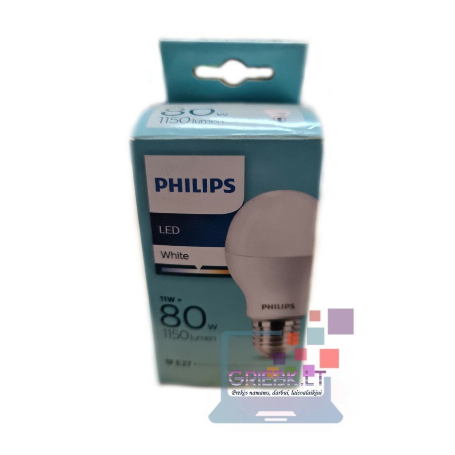 LED lemputė A55 11W E27 3000K Philips  