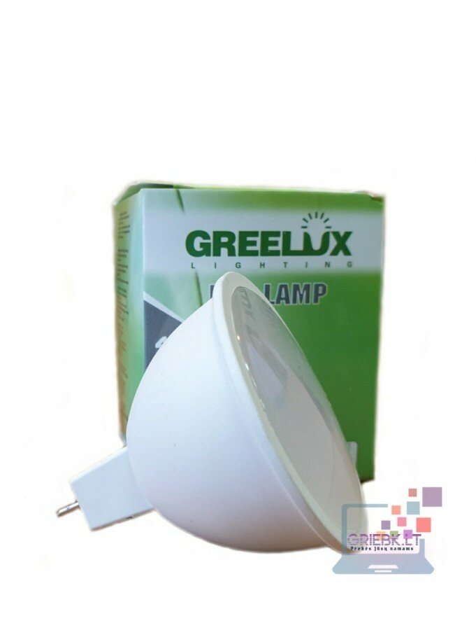 Greelux LED lemputė MR16 220V 5W 