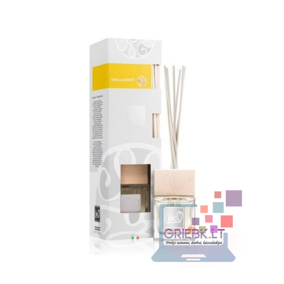 NAMŲ KVAPAS THD UNICO PRESTIGE VANILLA LEMON 100ML (VANILĖS IR CITRINOS KVAPO)