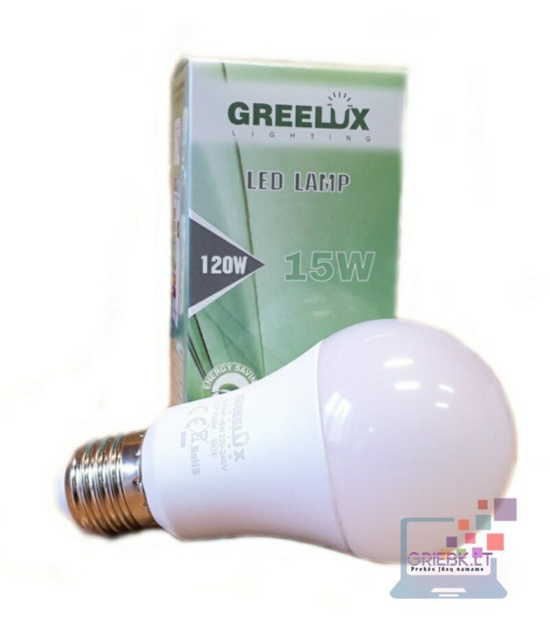 LED lemputė A60 15W E27 Greelux 