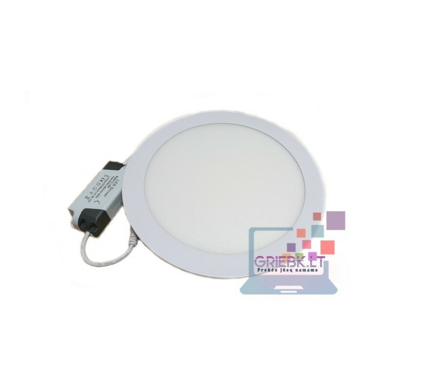 LED panėlė Greelux įleidžiama 18W 4000K