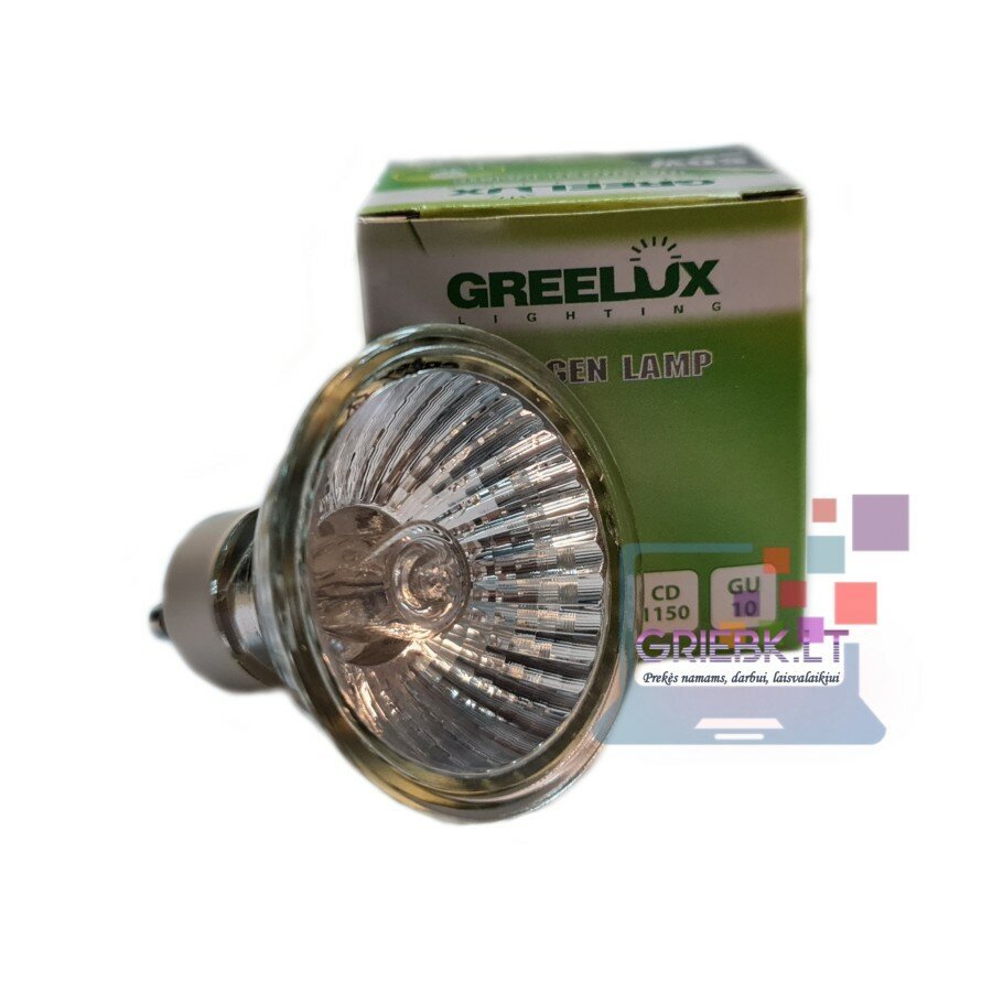 Lemputė halogeninė GU10 220V 50W Greelux
