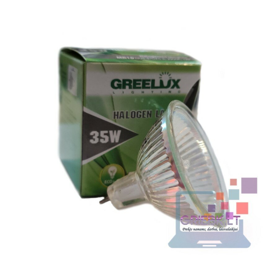 Lemputė halogeninė MR16 12V 35W Greelux