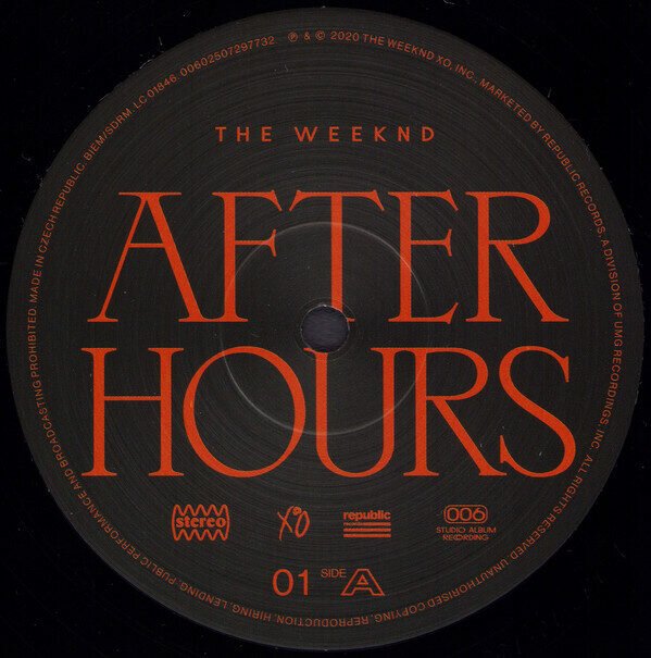The Weeknd ‎– After Hours 2LP