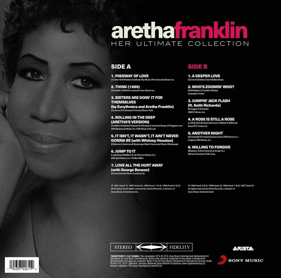 Aretha Franklin ‎– Her Ultimate Collection 1LP
