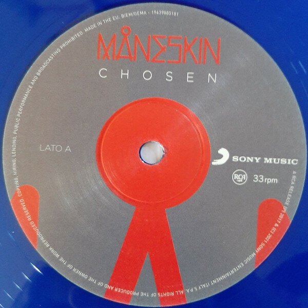 Maneskin – Chosen 1EP (Limited Edition, Blue Transparent Colored)