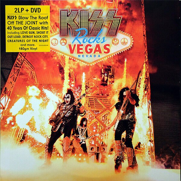 Kiss ‎– Kiss Rocks Vegas 2LP+DVD