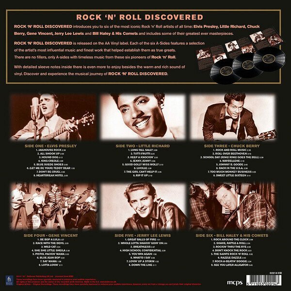 Various ‎– Rock 'n' Roll Discovered 3LP
